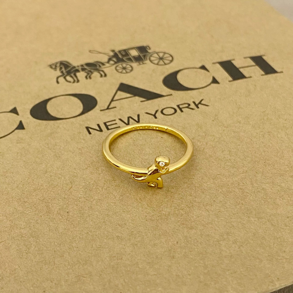 Coach Dinosaur Metal Ring